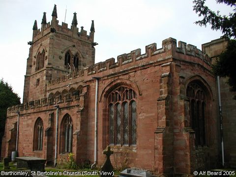 Recent Photograph of St Bertoline's Church (South View) (Barthomley)
