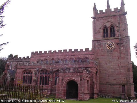 Recent Photograph of St Bertoline's Church (North View) (Barthomley)