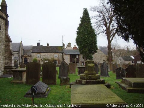 Recent Photograph of Chantry Cottage and Churchyard (Ashford)