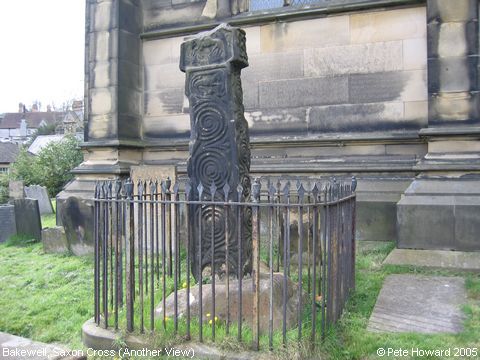 Recent Photograph of Saxon Cross (Another View) (Bakewell)
