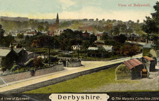 Old Postcard of View of Bakewell (Bakewell)
