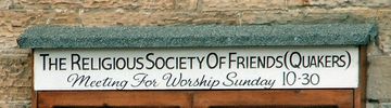 Bakewell, Quaker Meeting House (Notice Board)