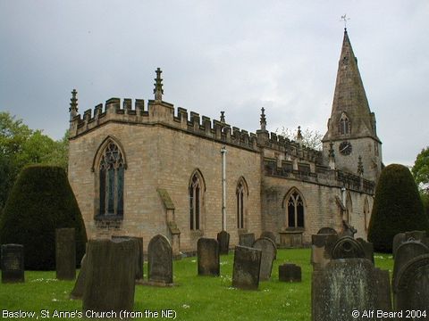 Recent Photograph of St Anne's Church (NE View) (Baslow)