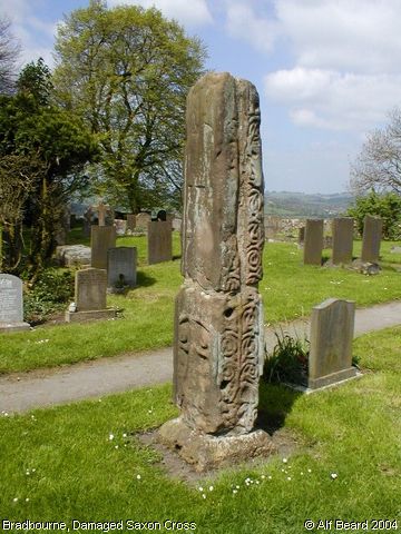 Recent Photograph of Damaged Saxon Cross (Bradbourne)