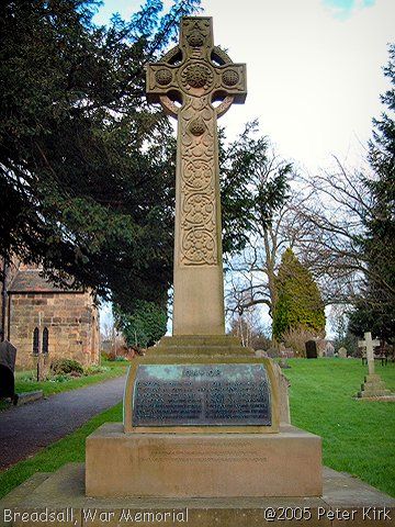 Recent Photograph of War Memorial (Breadsall)