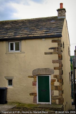 Recent Photograph of House by Market Place (Chapel en le Frith)