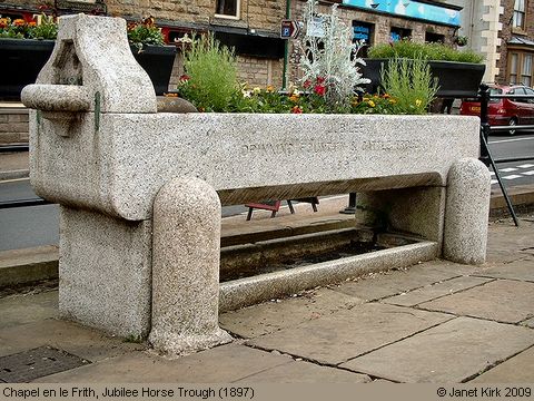 Recent Photograph of Jubilee Horse Trough (1897) (Chapel en le Frith)