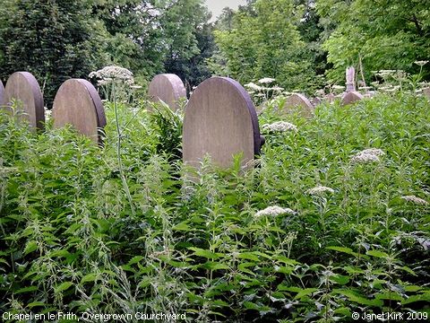 Recent Photograph of Overgrown Churchyard (Chapel en le Frith)