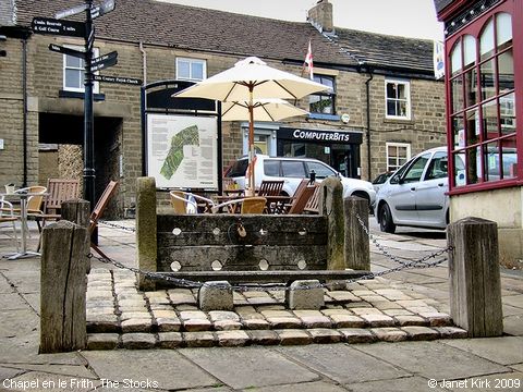 Recent Photograph of The Stocks (Chapel en le Frith)