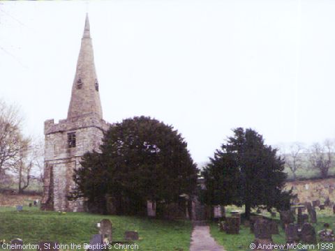 Recent Photograph of St John the Baptist's Church (1999) (Chelmorton)