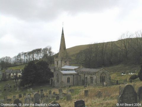 Recent Photograph of St John the Baptist's Church (2005) (Chelmorton)