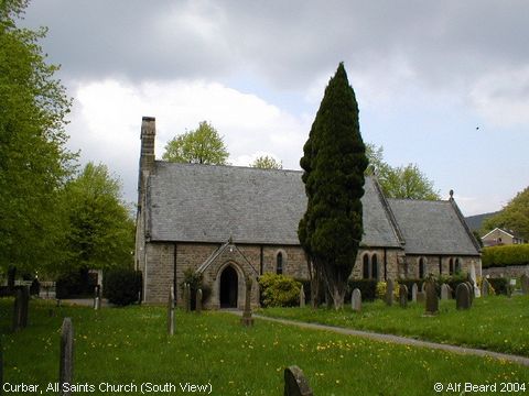 Recent Photograph of All Saints Church (South View) (Curbar)