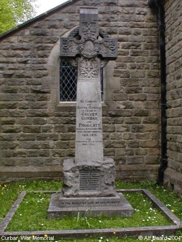 Recent Photograph of The War Memorial (Curbar)