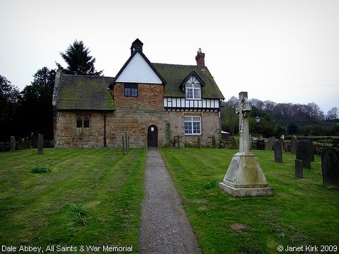 Recent Photograph of All Saints & War Memorial (Dale Abbey)