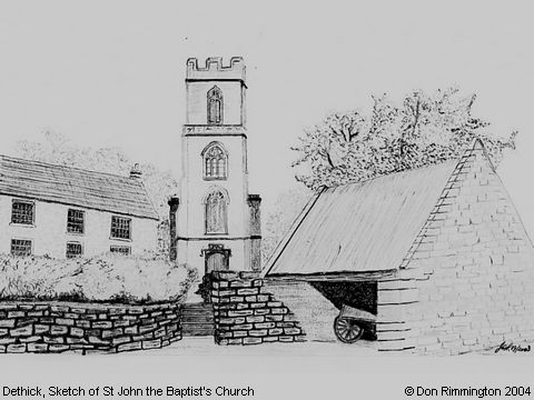 Recent Photograph of St John the Baptist's Church (Dethick)