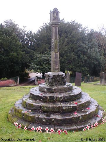 Recent Photograph of War Memorial (Doveridge)
