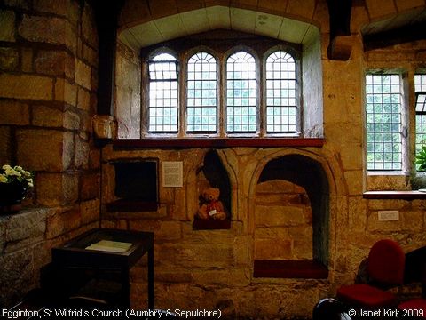 Recent Photograph of St Wilfrid's Church (Aumbry & Sepulchre) (Egginton)
