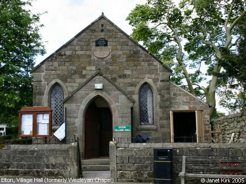 Recent Photograph of Village Hall (formerly Wesleyan Chapel) (Elton)