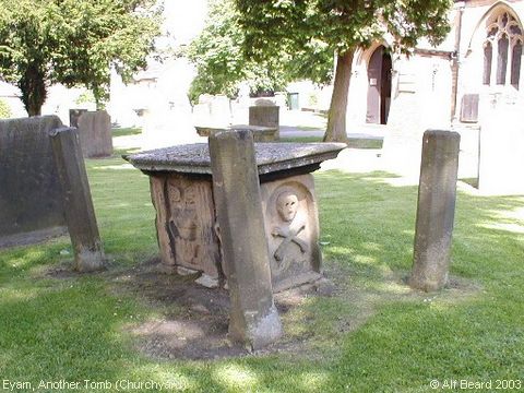 Recent Photograph of Another Tomb (Churchyard) (Eyam)