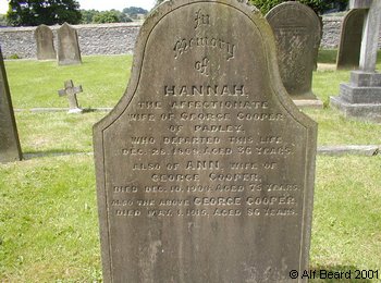 COOPER, Hannah + Ann 1869