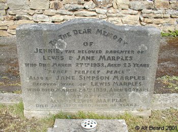 MARPLES, Jennie 1932