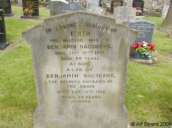 BAGSHAWE, Edith + Benjamin 1941