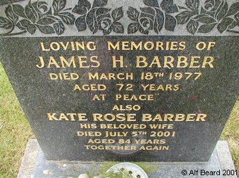 BARBER, James H. 1977