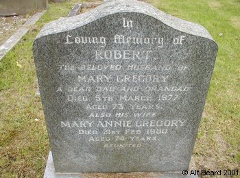 GREGORY, Robert 1977