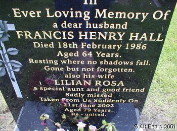 HALL, Francis Henry 1986
