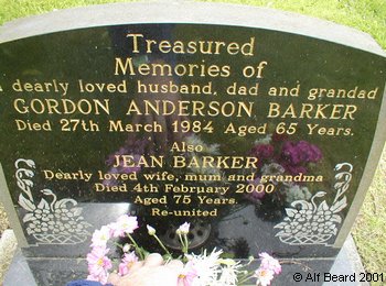 BARKER, Gordon Anderson 1984