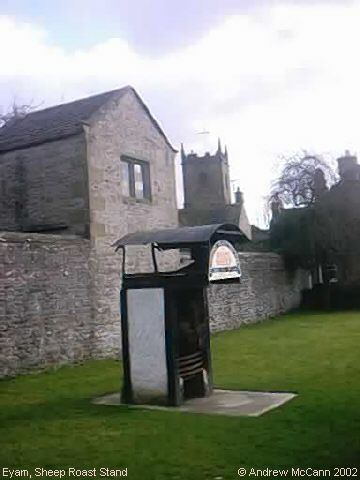 Recent Photograph of Sheep Roast Stand (Eyam)