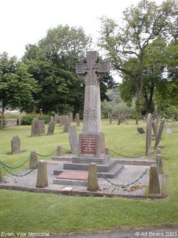 Recent Photograph of The War Memorial (Eyam)