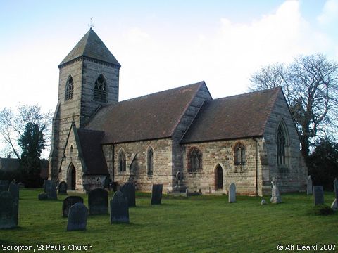Recent Photograph of St Paul's Church (2007) (Scropton)