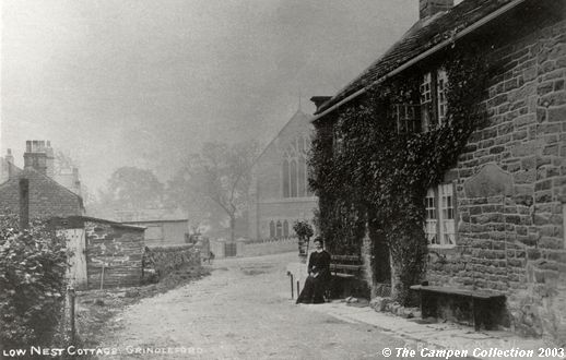 Old Postcard of Swallow Nest Cottage (Grindleford)