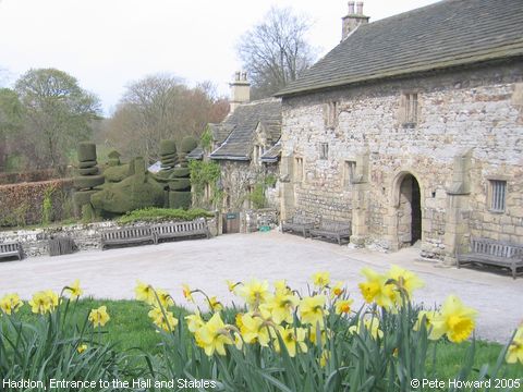 Recent Photograph of Entrance to the Hall and Stables (Haddon)