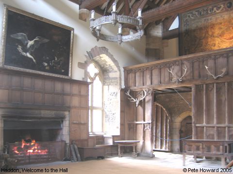 Recent Photograph of Welcome to the Hall (Haddon)