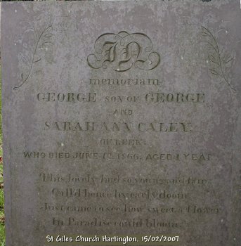 CALEY, George & Sarah Ann