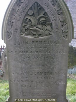 PERCIVAL, John & Elizabeth Ann