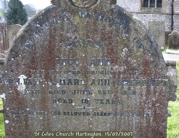 SHERRAT, Lucy (Willm & Mary A)