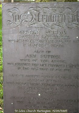 SUTTON, George & Ann