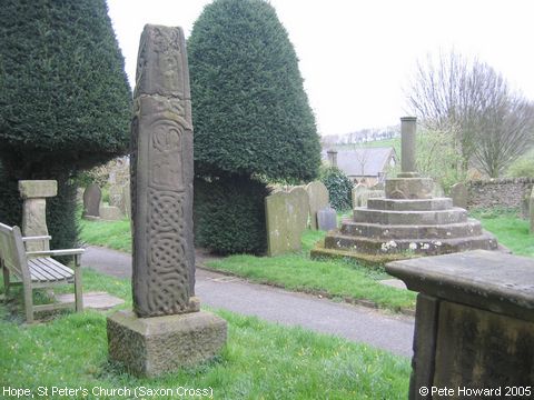 Recent Photograph of St Peter's Church (Saxon Cross) (Hope)