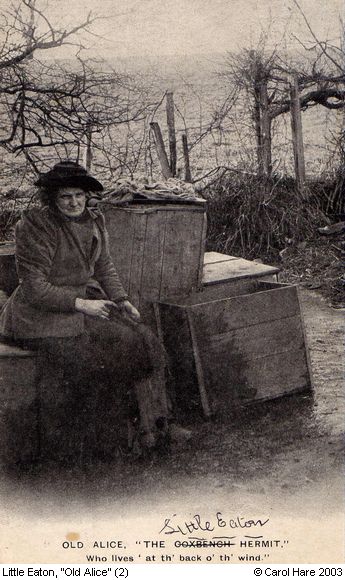 Old Postcard of “Old Alice” (2) (Little Eaton)