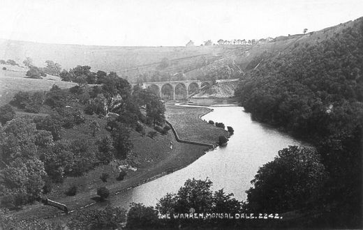 Old Postcard of “The Warren” (Monsal Dale)
