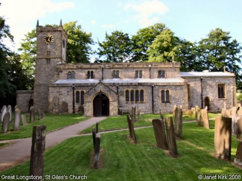 Recent Photograph of St Giles's Church (in 2008) (Great Longstone)