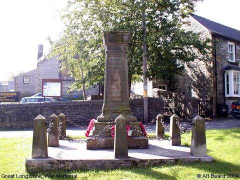 Recent Photograph of War Memorial (Great Longstone)