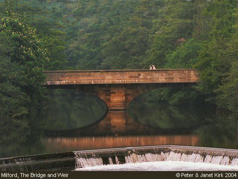 Recent Photograph of The Bridge and Weir (Milford)