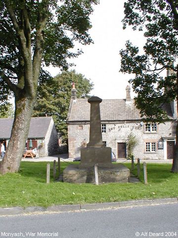 Recent Photograph of War Memorial (Monyash)