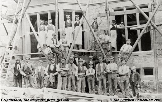 Old Photograph of The Maynard Arms (c.1908) (Nether Padley)