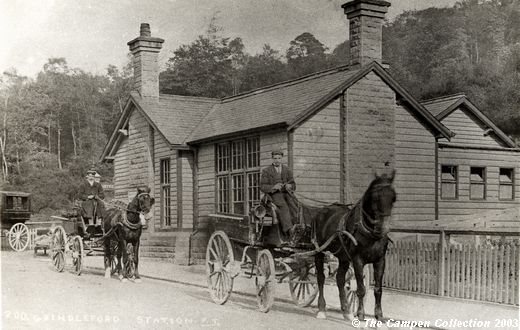 Old Postcard of The Station (Nether Padley)