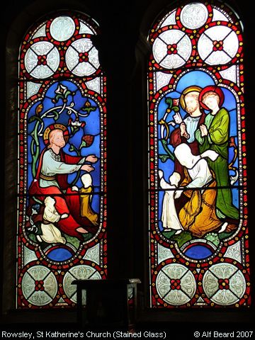 Recent Photograph of St Katherine's Church (Stained Glass) (Rowsley)